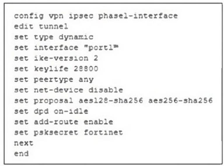 FCSS_EFW_AD-7.6 dumps exhibit