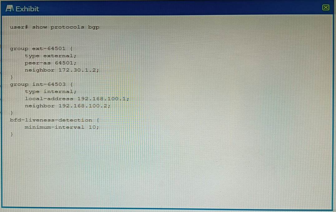 JN0-351 dumps exhibit